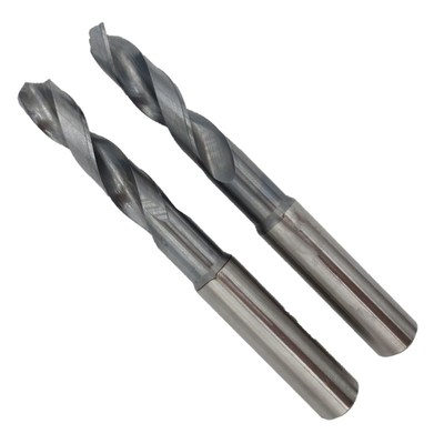 麻花钻头替代进口不二越粉末钻头超硬涂层数控直定柄含钴不锈钢用