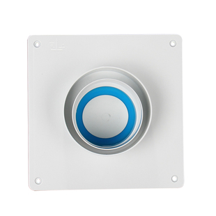 卫生间止逆阀浴霸排气扇厕所排风口80/100mm止回阀防味阀单向阀