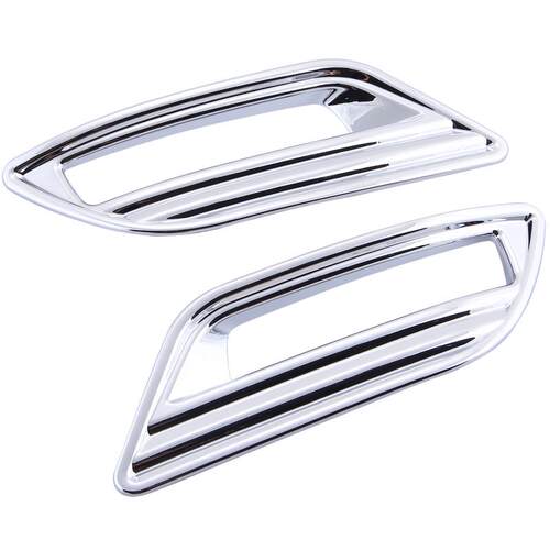 专用于15-23款楼兰汽车前后雾灯罩大灯雾灯亮条贴装饰框配件改装