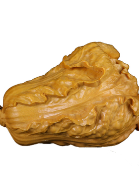 乐清小叶黄杨木饰品白菜手把件