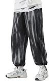 日系新款潮男士休闲宽松工装大码抽绳束脚九分裤长裤/，男装休闲裤，星座608A
