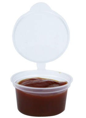 3安杯80ml一次性沾水杯调料杯