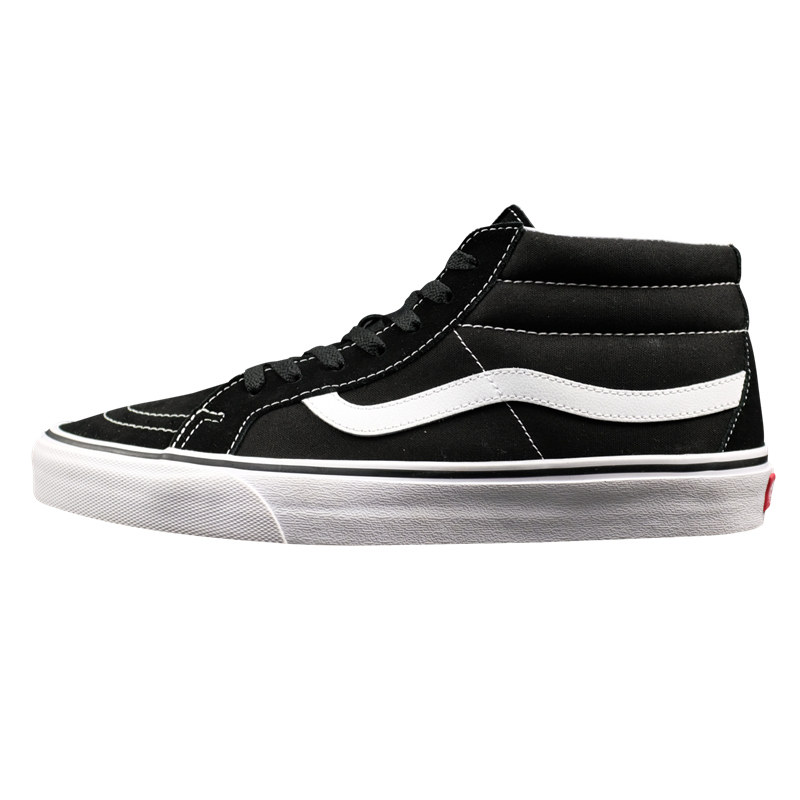 VANS老万sk8-mid侧条纹休闲板鞋