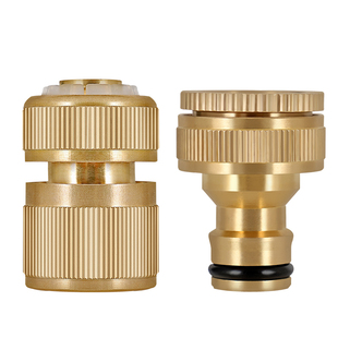 铜4/6分洗衣机水龙头奶嘴接头进水管快接转换器铜奶嘴快接接口