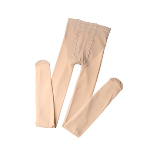 美肤光腿隐形神器双层薄绒连裤袜女防勾丝春秋裸感踩脚连裤任意剪