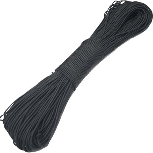 高质量 3芯伞绳手电绳户外救生绳黑色棕色2mm尼龙饰品穿珠弓绳子