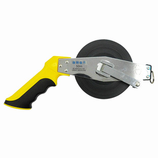 厂家正品10煮黑钢架尺15米手提式20插地30摇卷尺50加厚量油尺耐磨