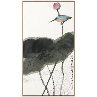 薛继业x仟象映画 新中式客厅装饰画花鸟玄关挂画水墨画国画禅意