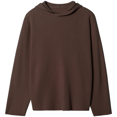 kuyiou秋冬匹马棉菠萝格连帽卫衣