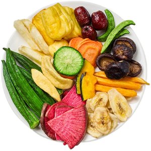八只金猫旗舰店综合什锦蔬菜干果蔬脆500g水果干零食混合脆片秋葵香菇脆脱水即食