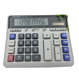包邮促销SHARP夏普计算器EL-2135电脑按键银行财务会计大号计算机