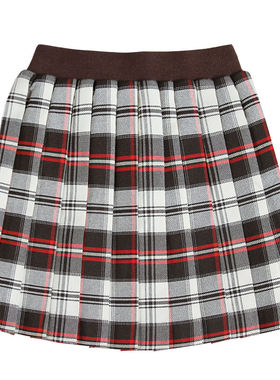半身裙子春秋季女童装校服百褶裙