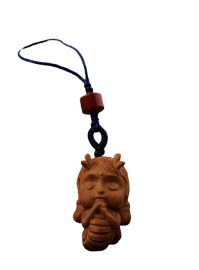 印度老山檀香手工制作钥匙扣吊坠