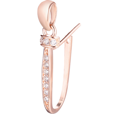 s925纯银平安扣专用扣头手工配件