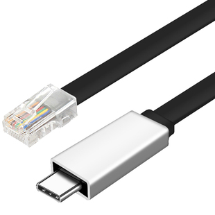 type-c转console RJ45调试线交换机路由器串口232配置线控制线串口232配置线控制线usb转console口的转换线