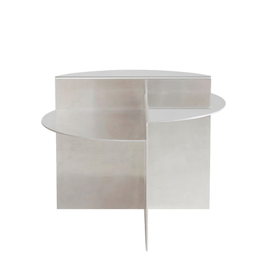 丹麦进口frama银色铝艺术茶几