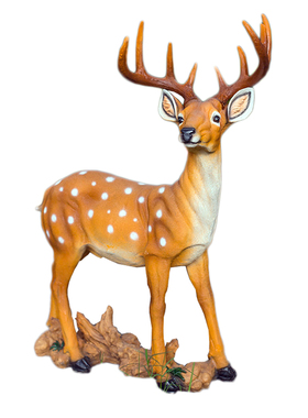 庭院仿真婚礼摄影树脂梅花鹿道具