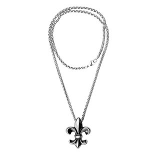 国潮牌霸气童军花项链男士潮玩抖音简约嘻哈毛衣链长款女ins百搭