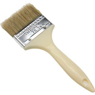 玉桐油漆刷油刷子猪鬃毛刷软毛扫灰刷船用刷烧烤刷食品1/2/3/4寸