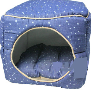 狗窝宠物小型犬狗屋猫咪窝玩具贵宾泰迪全棉两用变形外单小狗用品