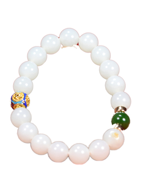 梧桐玉落10mm手串新疆佛珠手链