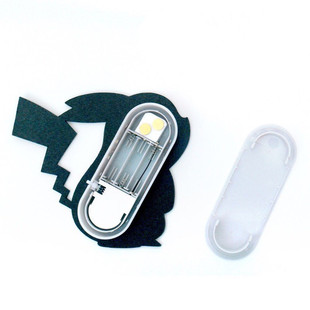 ins创意剪影灯 影子led小夜灯 声控光控走廊灯 七彩投影装饰灯