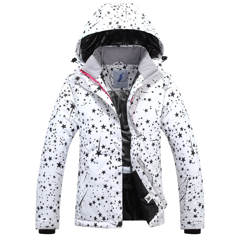 女加厚保暖户外防水防风滑雪服