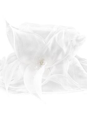 ee欧美时尚波浪边女帽宴会