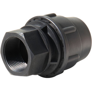 灌溉pe管内牙直接滴灌管内螺纹快接4分塑料管6分黑皮水管1寸接头