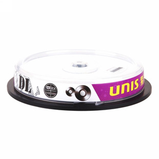 UNIS紫光DL双层DVD刻录盘DVD+R 8.5G 8X大容量D9空白光盘光碟