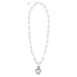 明日之子R1SE周震南同款珍珠爱心项链猫眼石国潮时尚新轻奢锁骨链