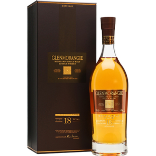格兰杰 18年 Glenmorangie 高地单一麦芽威士忌英国原装进口700ml