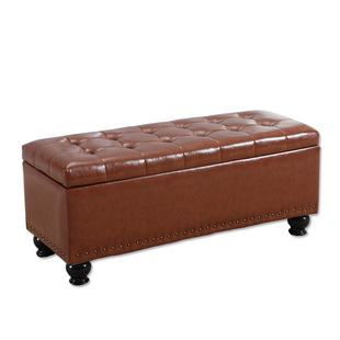 欧式床尾沙发凳长条凳可坐换鞋凳鞋柜储物试衣间凳子实木收纳凳箱