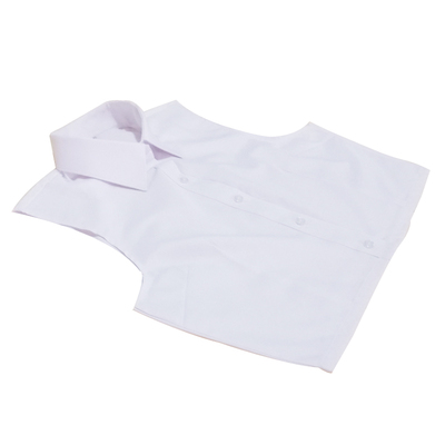 假领子男衬衫假衣领纯色装饰尖领棉春秋白色免烫百搭衬衣节约假领