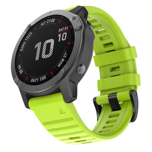 Garmin佳明fenix6/6S/6x pro/7x 5x硅胶表带佳明Fenix 8飞耐时3HR表带955/945快拆腕带替换本能运动表带26mm