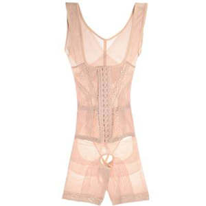 婷美婼雅紧身连体塑身衣产后排扣加强收腹提臀束腰束身美体衣