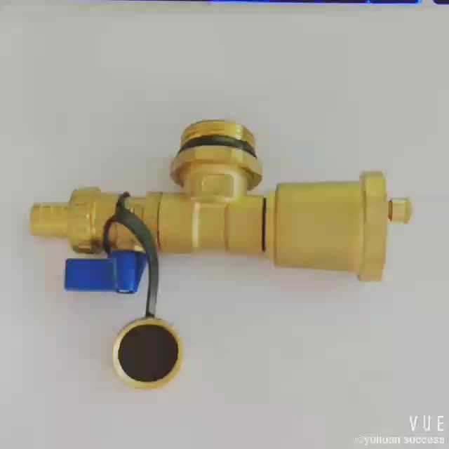 Messing Entlüftungsventil 3/4 - Für Solar & Warmwasserbereiter - Automatische Druckentlastung