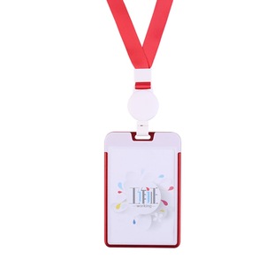 卡富仕A7大号抗干扰金属工作证门禁卡套伸缩证件卡套防消磁铝合金工作牌挂脖员工胸卡套挂牌带易拉扣挂绳定制