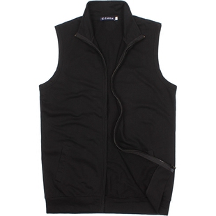 韩版时尚休闲立领马甲潮男春夏无袖马夹背心潮流无袖开衫坎肩外套