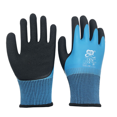 创信劳保手套耐磨工地干活橡胶带