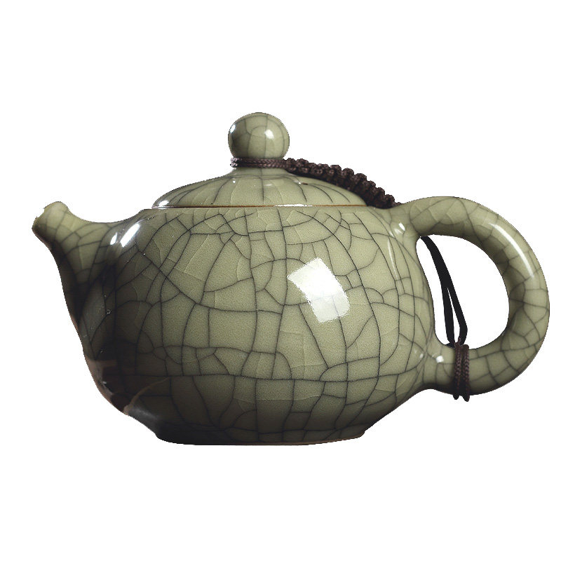 特价青瓷西施壶小茶壶龙泉市冰裂釉单壶陶瓷紫砂功夫茶具过滤茶壶