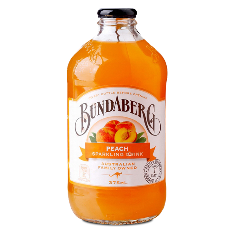 澳洲进口Bundaberg宾得宝百香果碳酸饮料汽水饮品375m*6瓶