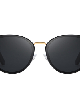 潮流t字米白框偏光女情侣太阳镜