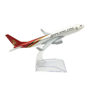 飞机模型 仿真客机 合金静态摆件 16CM-20CM中国深圳航空 波音737