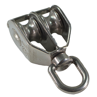 304不锈钢滑轮 单/双 u型滑轮 万向滑轮 行车滑轮 钢丝绳滑轮吊轮