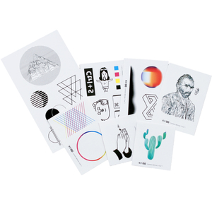 NEUF弗创意防水纹身贴套装《视觉搅拌机》特选奇妙个性款7张包邮