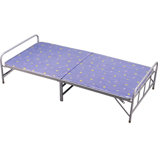 经济型金属家用单人折叠床办公室午休床简易铁合金午睡床硬板床