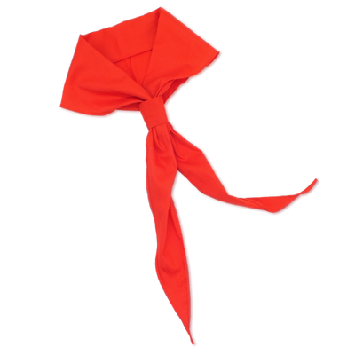 小学生1.2米长棉布红领巾2条