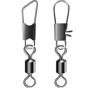 强力A型/B型别针路亚连接器带8字环快速美式转环八字环钓鱼小配件