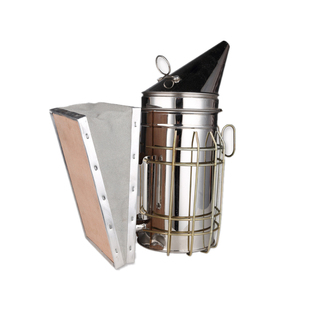 不锈钢喷烟器手动熏烟器蜜蜂转场驱蜂熏蜂工具艾草熏烟弹养蜂烟雾